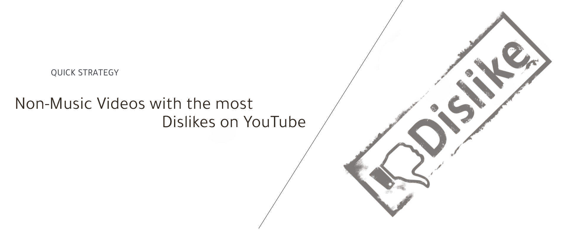 Non-Music Videos with the most Dislikes on YouTube